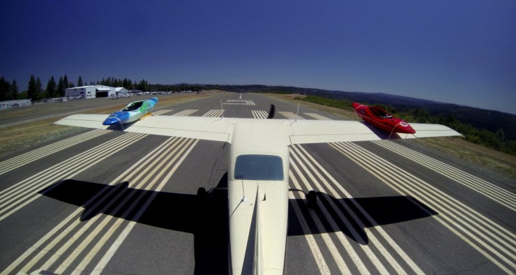 Kayaks on wings