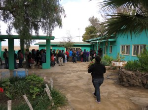 Waiting for the clinic to open