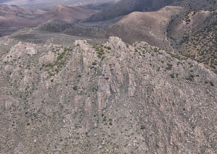 A segment of the Egyptian Ridge