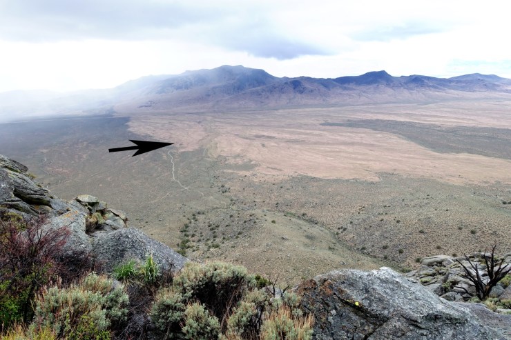 Our van, outstanding in its field. (old joke but couldn't help it)