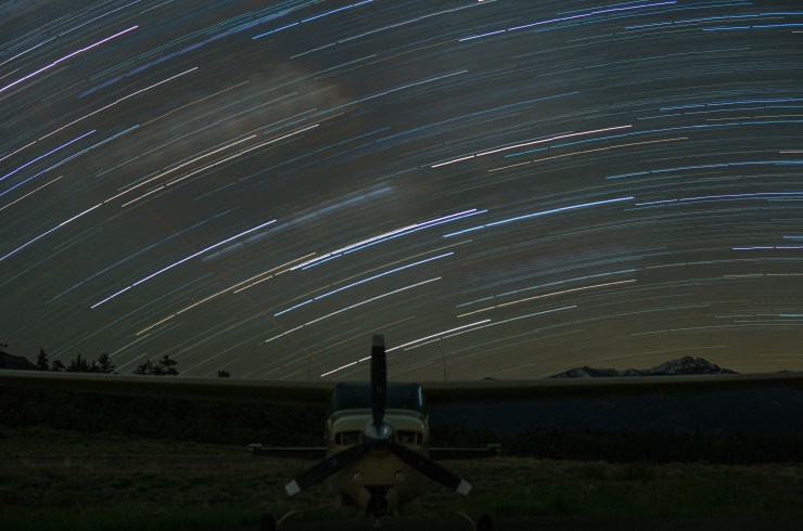 star trails